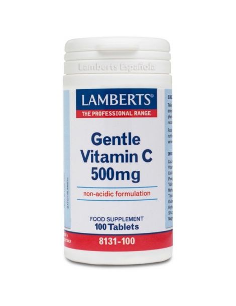 Gentle Vitamina C 500 mg. Lamberts - 100 tabletas