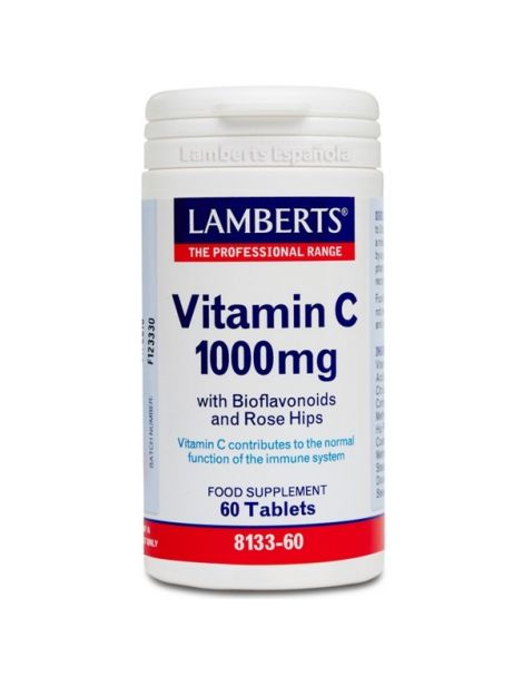 Vitamina C 1000 mg con Bioflavonoides Lamberts - 60 tabletas