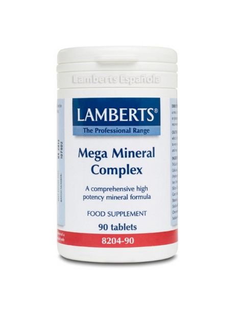 Mega Mineral Complex Lamberts - 90 tabletas