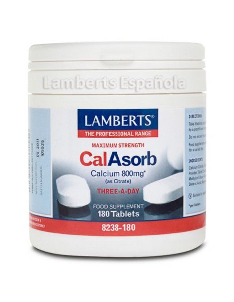 CalAsorb Lamberts - 180 tabletas