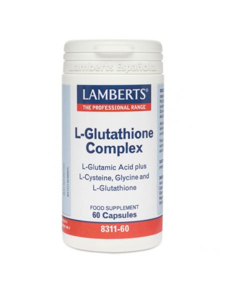 L-Glutationa Complex Lamberts - 60 cápsulas