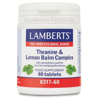 L-Teanina y Bálsamo de Limón Complex Lamberts - 60 tabletas