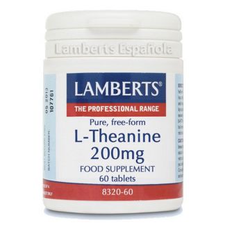 L-Teanina 200 mg. Lamberts - 60 tabletas