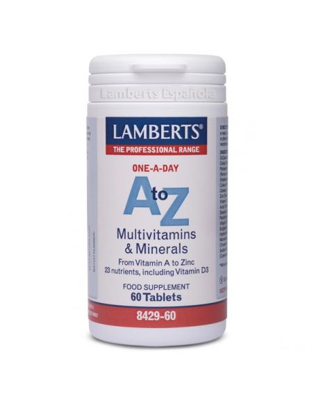 A to Z Multi (Vitaminas y Minerales) Lamberts - 60 tabletas