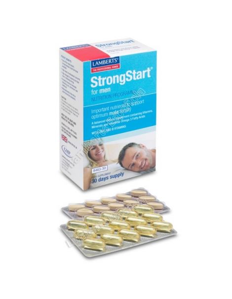 StrongStart para Hombres Lamberts - 60 tabletas y 60 perlas