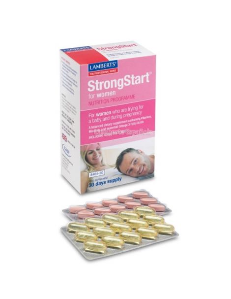 StrongStart para Mujeres Lamberts - 60 tabletas y 60 perlas