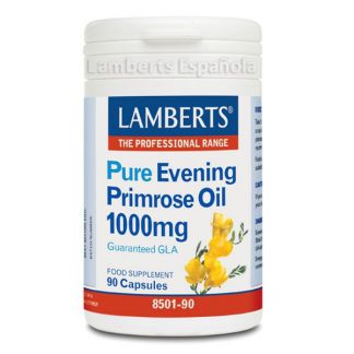 Aceite de Prímula Puro 1000 mg. Lamberts - 90 cápsulas