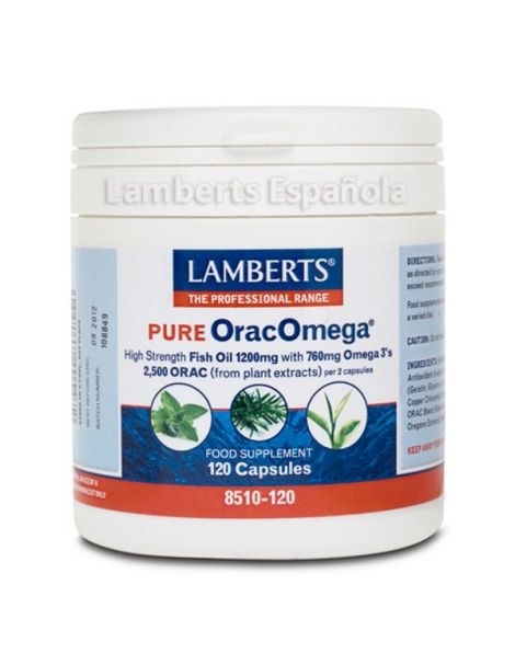 OracOmega Lamberts - 120 cápsulas