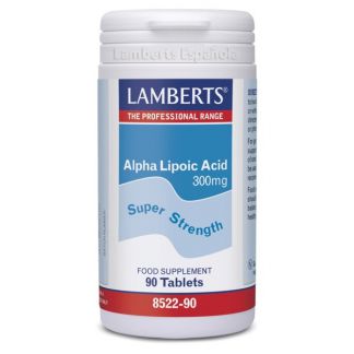 Ácido Alfa Lipoico 300 mg. Lamberts - 90 tabletas