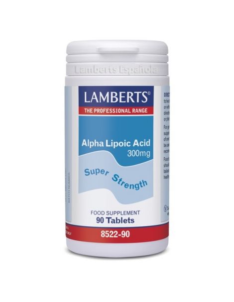 Ácido Alfa Lipoico 300 mg. Lamberts - 90 tabletas
