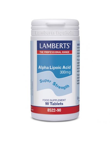Ácido Alfa Lipoico 300 mg. Lamberts - 90 tabletas