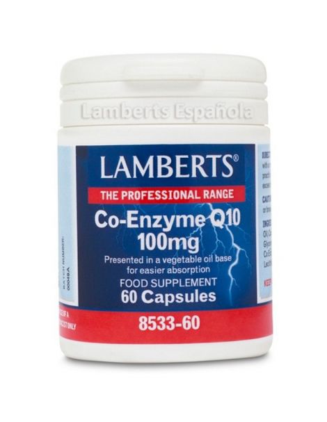Co-Enzima Q10 100 mg. Lamberts - 60 cápsulas