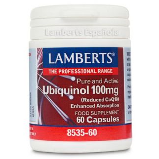 Ubiquinol 100 mg. Lamberts - 60 cápsulas