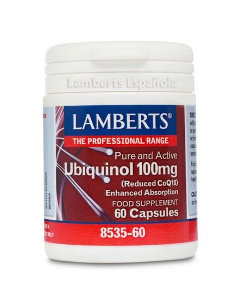 Ubiquinol 100 mg. Lamberts - 60 cápsulas