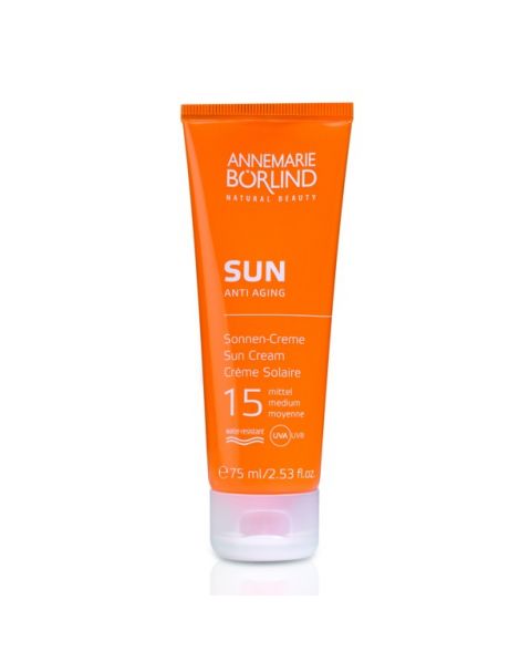 SUN Crema Solar Facial IP 15 Medio AnneMarie Börlind - 75 ml.