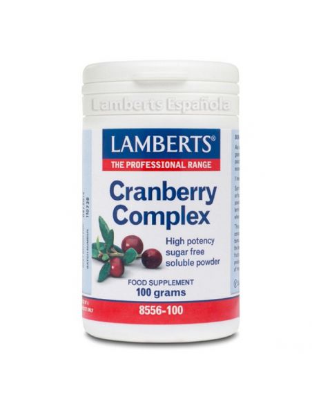 Complejo de Arándano Rojo con FOS y Vitamina C Lamberts - 100 gramos