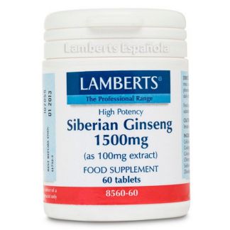 Ginseng Siberiano 1500 mg. Lamberts -  60 tabletas