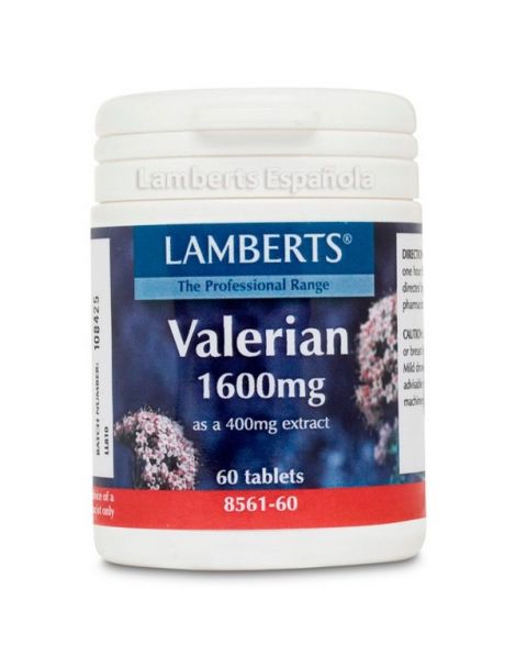 Valeriana 1600 mg. Lamberts -  60 tabletas