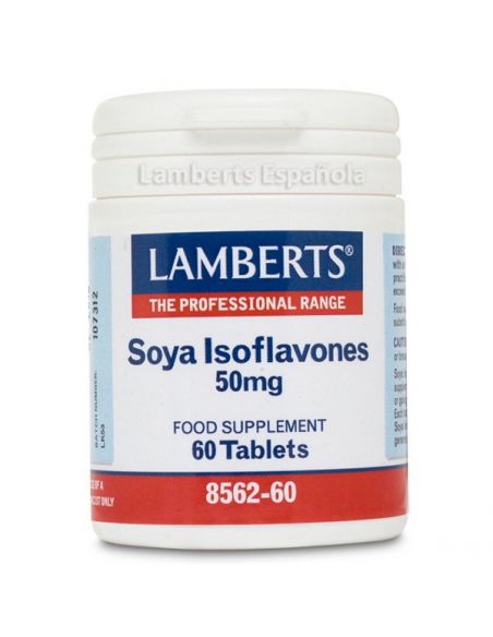 Isoflavonas de Soja 50 mg. Lamberts -  60 tabletas