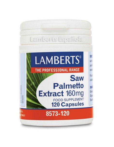 Extracto de Saw Palmetto 160 mg. Lamberts -  120 cápsulas