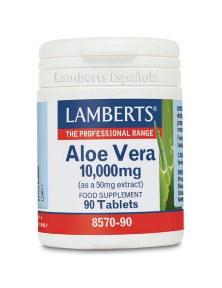 Aloe Vera 10.000 mg. Lamberts -  120 tabletas