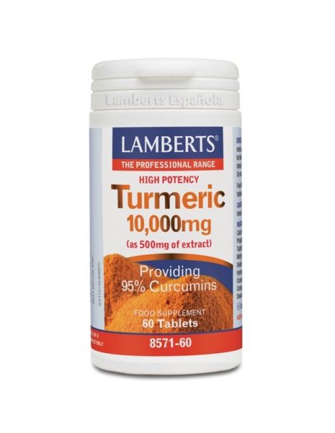 Cúrcuma 10.000 mg. Lamberts -  60 tabletas