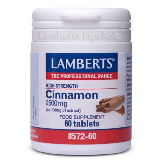 Canela 2500 mg. Lamberts -  60 tabletas