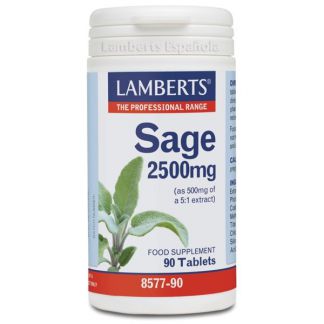 Salvia 2500 mg. Lamberts - 90 tabletas