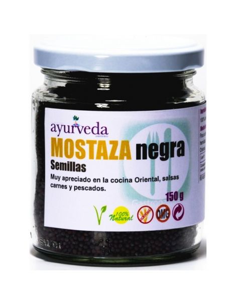 Semillas de Mostaza Negra Ayurveda Auténtico - 150 gramos