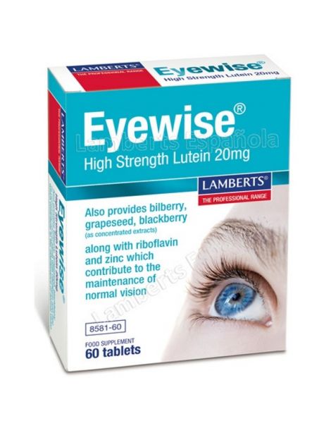 Eyewise Lamberts - 60 tabletas