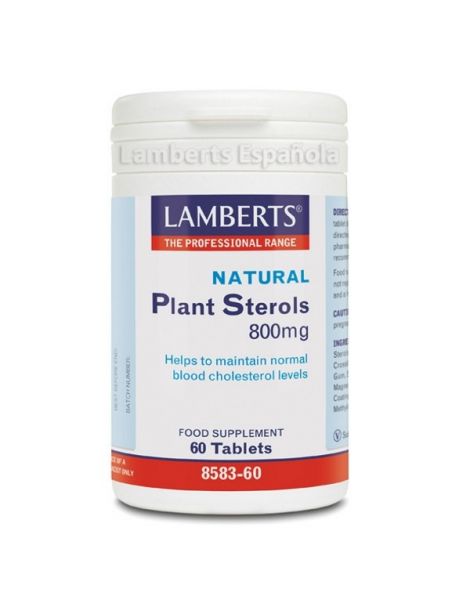 Esteroles Vegetales 800 mg. Lamberts - 60 tabletas