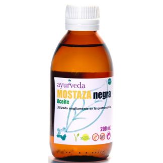 Aceite de Mostaza Negra Ayurveda Auténtico - 200 ml.