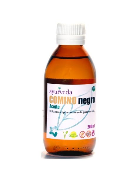Aceite de Comino Negro Puro Ayurveda Auténtico - 200 ml.