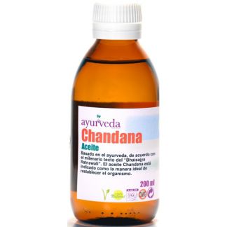 Aceite Chandana Ayurveda Auténtico - 200 ml.