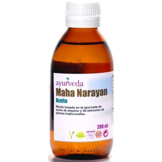 Aceite Mahanarayan Ayurveda Auténtico - 200 ml.