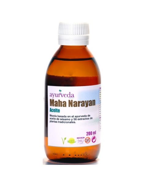 Aceite Mahanarayan Ayurveda Auténtico - 200 ml.