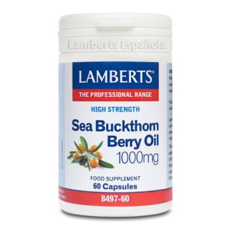 Aceite de Espino Amarillo 1000 mg. Lamberts - 30 cápsulas