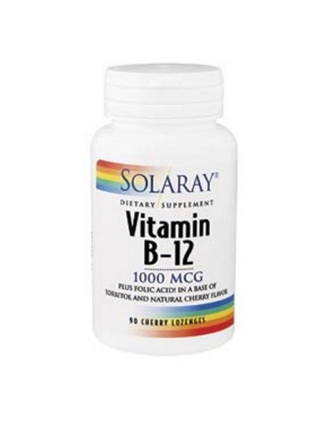 Vitamina B12 1000 mcg. Solaray - 90 comprimidos