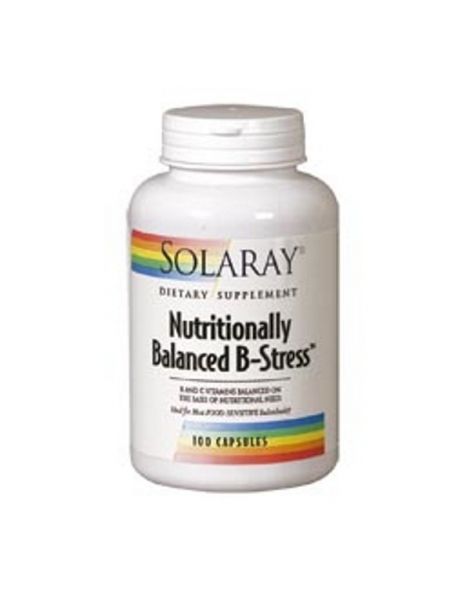 Nutritionally Balanced B Stress Solaray - 100 cápsulas