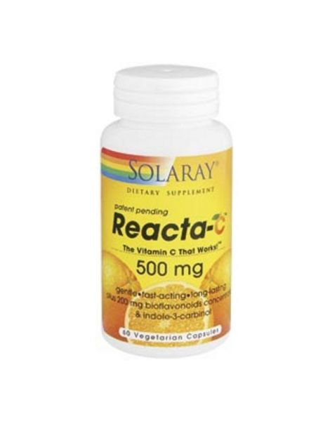 Reacta C 500 mg. Solaray - 60 cápsulas