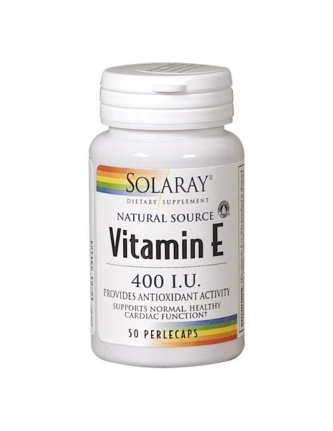 Vitamina E Solaray - 50 perlas