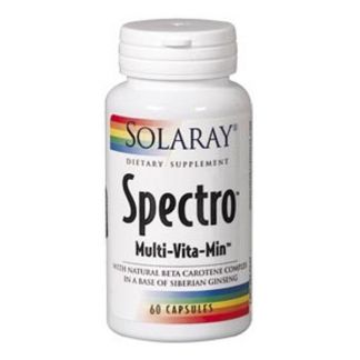 Spectro Multi-Vita-Min Solaray - 60 cápsulas