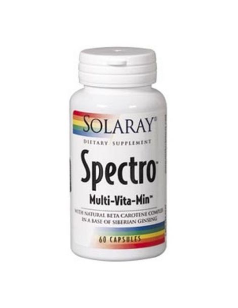 Spectro Multi-Vita-Min Solaray - 60 cápsulas