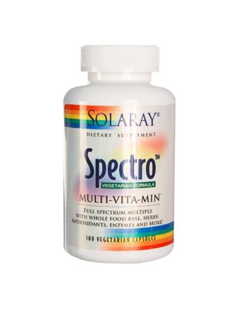 Vegetarian Spectro Solaray - 180 cápsulas