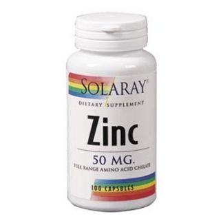 Zinc 50 mg. Solaray - 60 cápsulas