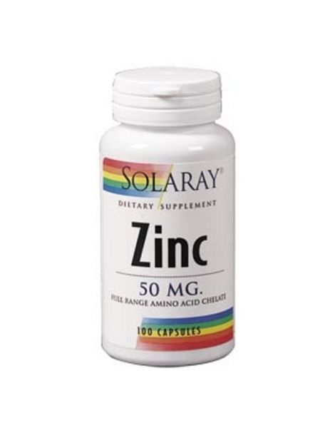 Zinc 50 mg. Solaray - 60 cápsulas