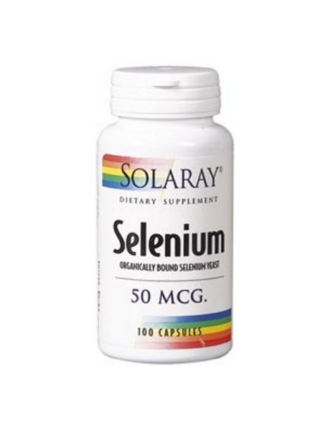 Selenio 50 mcg. Solaray - 100 cápsulas