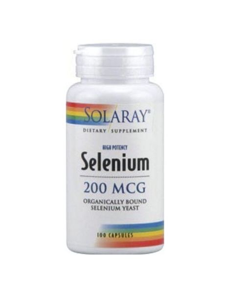 Selenio Sin Levaduras 200 mcg. Solaray - 90 cápsulas