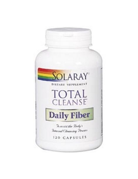 Total Cleanse Daily Fiber (Fibra)  Solaray - 120 cápsulas