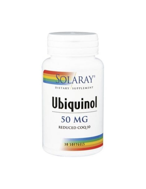 Ubiquinol CoQ10 50 mg. Solaray - 30 perlas